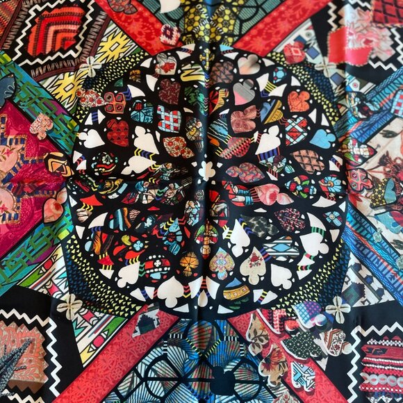 NWOT Christian Lacroix Silk Scarf - Picture 10 of 10